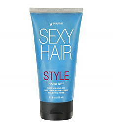 SexyHair Style Hard Up Hard Holding Gel, 5.1 Oz | Extreme Hold | Non-Flaking Formula | All Hair Types