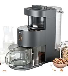 Joyoung Soy Milk Maker Machine XXL Fully Automatic, Glass Blender, Plant-based Nut Milk Maker, Almond Cow Milk Maker. Self-cleaning and Multifunctional to Make Juice, Soup, Shakes Smoothies, Vegan Milk