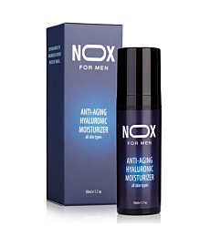 NOX for MEN Anti Aging Hyaluronic Moisturizer by NEOTEC-KORDAN GROUP: Age Fighting & Anti Wrinkle Face Cream - 1.7 Oz