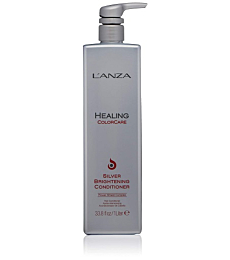 L’ANZA Healing ColorCare Silver Brightening Conditioner, for Silver, Gray, White, Blonde & Highlighted Hair – Boosts Shine and Brightness while Healing, Controles Unwanted Warm Tones (33.8 Fl Oz)