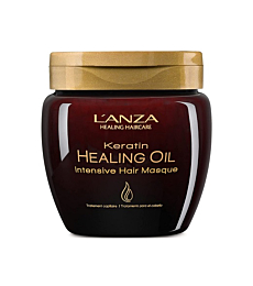 L'ANZA Keratin Healing Oil Intensive Hair Masque for Damaged Hair – Nourishes, Repairs, and Boosts Hair Shine and Strength for a Silky Look, Sulfate-free, Parabens-free, Gluten-free (7.1 Fl Oz)