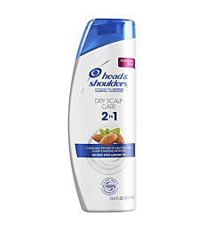 Head and Shoulders Dry Scalp Care with Almond Oil 2-in-1 Anti-Dandruff Paraben Free Shampoo and Conditioner 13.5 fl oz