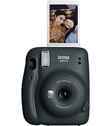 Fujifilm Instax Mini 11 Instant Camera, Charcoal Grey, 16654786
