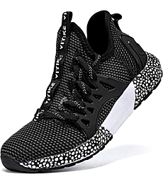 Boys Sneakers Kids Running Shoes Girls Mesh Fitness Shoe Indoor Training Sneaker Lightweight Outdoor Sports Athletic Tennis Shoes for Little Kid/Big Kid