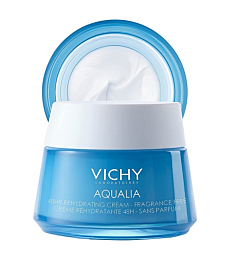 Vichy Aqualia Thermal Facial Moisturizer for Dry Skin Face Cream Moisturizer with Hydrating Natural Origin Hyaluronic Acid Moisturizing for Sensitive Skin