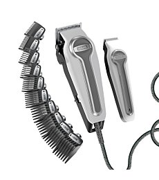 Wahl Clipper Pro Series Premium Combo Clipper Kit for Hair Clipping & Beard Trimming with Free Barbers Shears - Model 79804