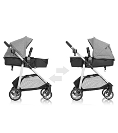 Evenflo Omni Plus Modular Travel System with LiteMax Sport Rear-Facing Infant Car Seat 