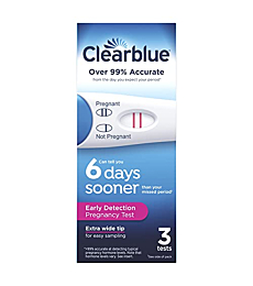 Clearblue Early Detection Pregnancy Test, 3ct