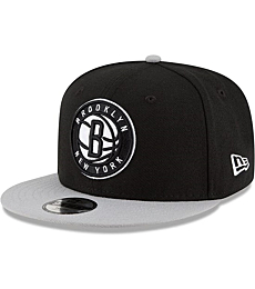 NBA Brooklyn Nets Boys 9Fifty 2Tone Snapback Cap, One Size, Black