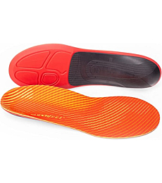 Superfeet Run Pain Relief - Foam and Carbon Fiber Shoe Insoles - Arch Support for Plantar Fasciitis - 11.5-13 Men / 12.5-14 Women