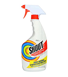 Shout Laundry Stain Remover Trigger Spray, 22 Fl Oz, pack of 2