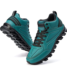 Joomra Mens Tennis Shoes Size 6 Green Leather Walking Male Gym Comfortable Fashion Boys Trainers Athletic Sneakers Zapatos para Hombres 39