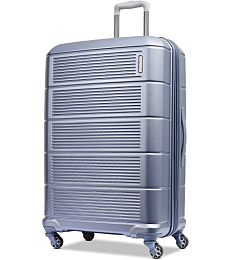 American Tourister Stratum XLT 2.0 Expandable Hardside Luggage with Spinner Wheels, Slate Blue, 28"
