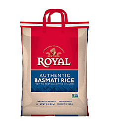 Authentic Royal Royal Basmati Rice, 15-Pound Bag, White