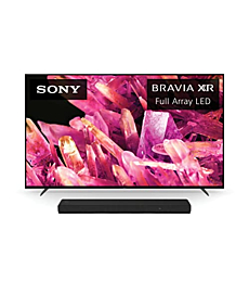 Sony 75 inch TV Bundle with Sound Bar: 75 inch 4K Ultra HD BRAVIA XR X90K Series Full Array LED TV HT-A3000 Dolby Atmos Soundbar