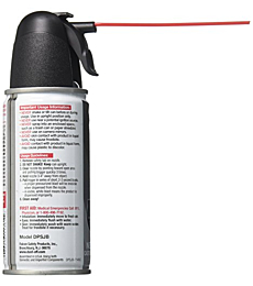 Falcon Dust, Off Compressed Gas (152a) Disposable Cleaning Duster, 1, Count, 3.5 oz Can (DPSJB),Black