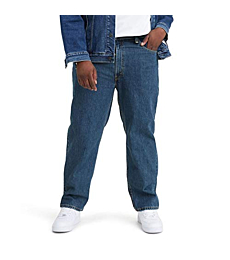 Levi's Men's 550 Relaxed Fit Jeans, Dark Stonewash, 36W x 32L