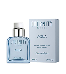 Calvin Klein Eternity for Men AQUA Eau de Toilette, 1.0 Fl. Oz.