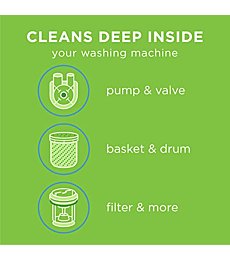 Affresh Washing Machine Cleaner, Cleans Front Load and Top Load Washers, Including HE, 6 Tablets