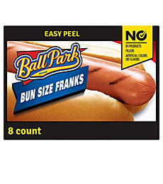 Ball Park Classic Bun Size Hot Dogs, 8 Count