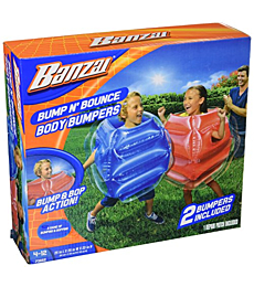 BANZAI Bump N Bounce Body Bumpers in Red & Blue, 2 Bumpers - Bump & Bop Kids Toy