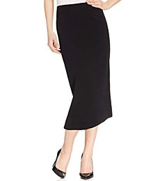 Kasper Women's Stretch Crepe Skimmer Skirt, Black, 8