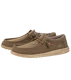Hey Dude Men's Wally Nut Size 14 | Men’s Shoes | Men's Lace Up Loafers | Comfortable & Light-Weight