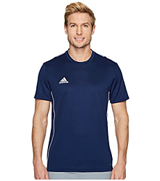 adidas mens Core 18 Training Jersey Shirt, Dark Blue/White, X-Small US