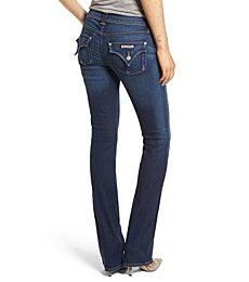 HUDSON Jeans Women's Collin Mid Rise Skinny Jean, with Back Flap Pockets, Corrupt, 24