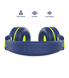 Elecder i37 Kids Headphones for Children Girls Boys Teens Foldable Adjustable On Ear Headphones with 3.5mm Jack for Cellphones Computer MP3/4 Kindle School