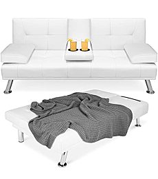 Modern Convertible Folding Futon Sofa Bed 