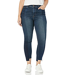 HUDSON Jeans Women's Barbara HIGH Waist Super Skinny CROP5 Pocket Jean, Lost, 32