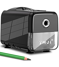 ZMOL Electric Pencil Sharpeners,Heavy Duty Classroom Pencil Sharpeners for 6.5-8mm No.2/Colored Pencils,Automatic Commercial Industrial Pencil Sharpener,Best School Pencil Sharpener,Auto-Stop