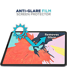 Tech Armor Matte Anti-Glare/Anti-Fingerprint Film Screen Protector Designed for Apple NEW iPad Pro 12.9 Inch 2021, 2020, 2018 2 Pack