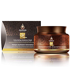 Moroccan Gold Series Volumizing Moisture Mask – Deep Conditioning and Volumizing Argan Oil Hair Mask Enriched with Keratin – Sulfate Free Thickening Hair Repair Mask for Bouncy and Shiny Hair, 18.6oz