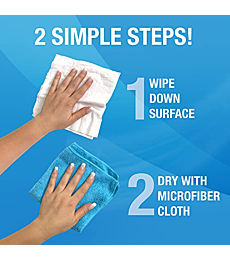 MiracleWipes for Electronics Cleaning - Screen Wipes Designed for TV, Phones, Monitors and More - Includes Microfiber Towel - (30 Count)