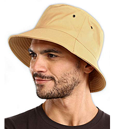Tough Headwear Bucket Hats for Men, Women, Teens, Girls & Reversible Bucket Hats - Summer Bucket Hats - Cute Bucket Hats Khaki