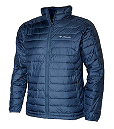 Columbia Men's White Out II Omni Heat Insulated Puffer Jacket (Collegiate Navy, M)