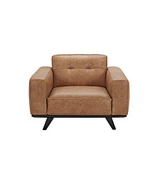 Rivet Bigelow Contemporary Modern Upholstered with Square Legs
