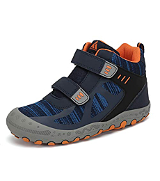 Kids Boy's Hiking Boots Lightweight Breathable Outdoor Trekking Walking Running Shoes Fashion Girl's Sneaker Blue little kid 2.5