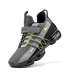 VITUOFLY Boys Sneakers Kids Running Shoes Girls Mesh Fitness Shoe Indoor Training Sneaker Lightweight Outdoor Sports Athletic Tennis Shoes for Little Kid/Big Kid 13