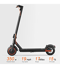 Hiboy S2R Electric Scooter, Upgraded Detachable Battery, 19 MPH & 17 Miles Range, Foldable Commuting Electric Scooter for Adults