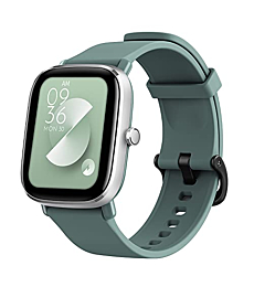 Amazfit GTS 2 Mini Smart Watch GPS Fitness Tracker for Men Women, Alexa Built-in, 14 Days Battery Life, 70+ Sports Modes, Blood Oxygen Heart Rate Sleep Monitor, AMOLED Screen, 5 ATM Waterproof-Green