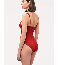 La Perla, Layla Bodysuit, 34F, Red Tango