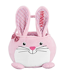 Let's Make Memories Personalized Furry Critter Kids' Easter Basket - Pink Bunny