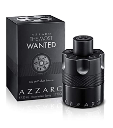 Azzaro The Most Wanted Eau de Parfum Intense — Mens Cologne — Fougere, Ambery & Spicy Fragrance, 1.7 Fl Oz