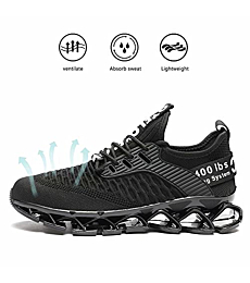 Womens Running Shoes Blade Tennis Walking Fashion Sneakers Breathable Non Slip Gym Sports Work Trainers