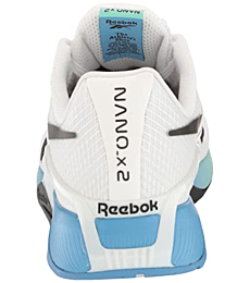 Reebok Men's Nano X2 Cross Trainer, White/Essential Blue/Hint Mint, 9.5