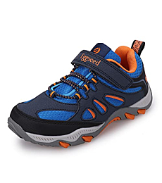 Eggseed Boys Shoes Boys Sneakers Light Weight Outdoor Shoes Rubber Children Casual Shoes Non-Slip Boys Water Resistant Hiking Shoes Breathable FitnessLittle Kids Shoes Size 13.5 Blue