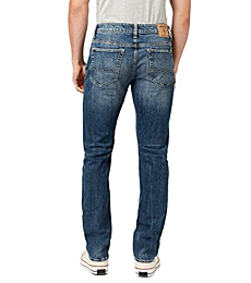 Buffalo David Bitton Men's Straight Six Jeans, Veined and Worked, 32 34